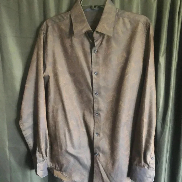 Tasso Elba Paisley Shirt‎ M - Picture 1 of 6